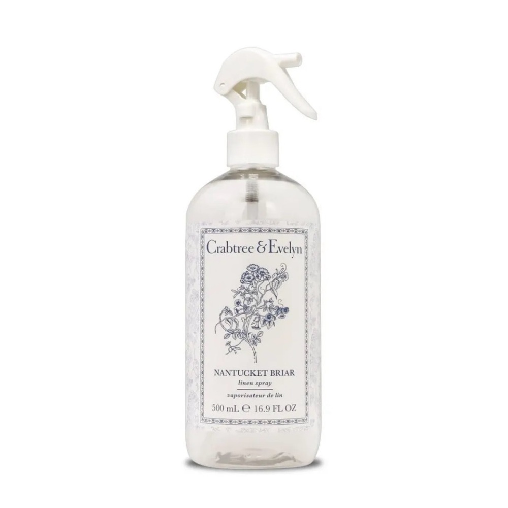 Crabtree and Evelyn NANTUCKET BRIAR Linen Spray Full Size 16.9 Fl Oz 500 ml NEW